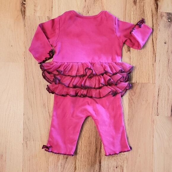 FAO Swartz Tutu Ruffle Hot Pink Romper - Picture 6 of 6